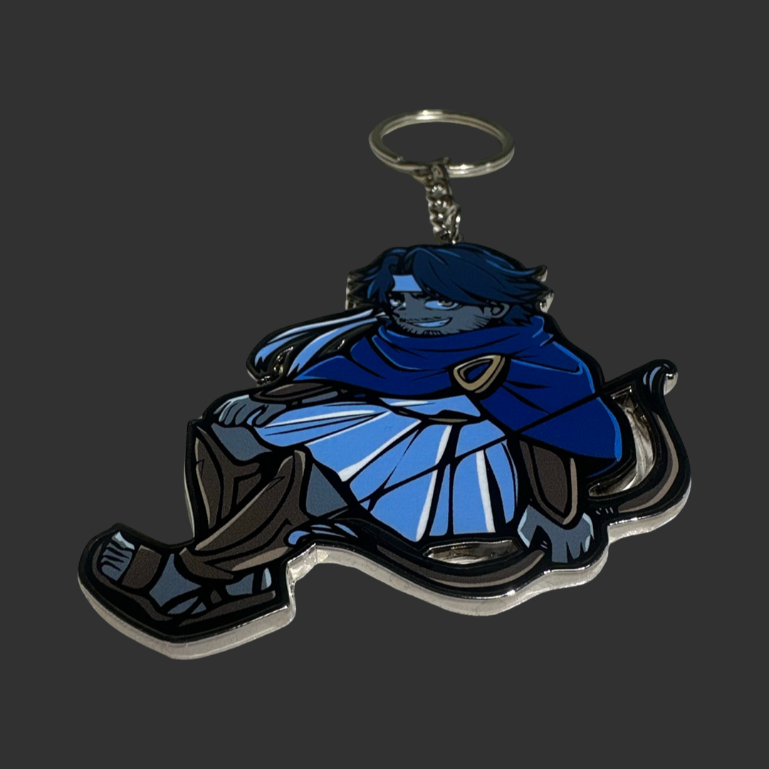 Blue Odysseus Keychain