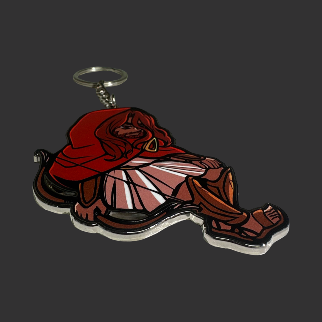 Red Odysseus Keychain