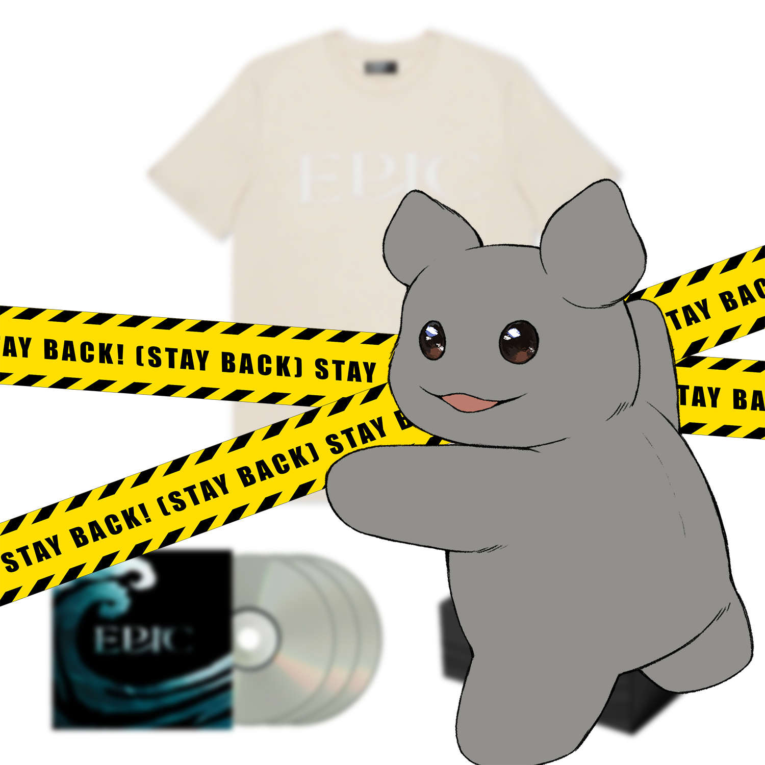 EPIC CD + EPIC Puff Natural Sand T-Shirt Box Set