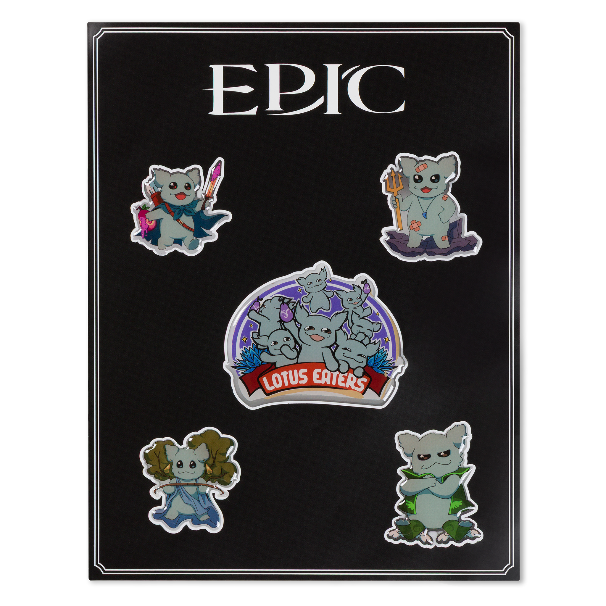 Character Winion Puff Sticker Pack