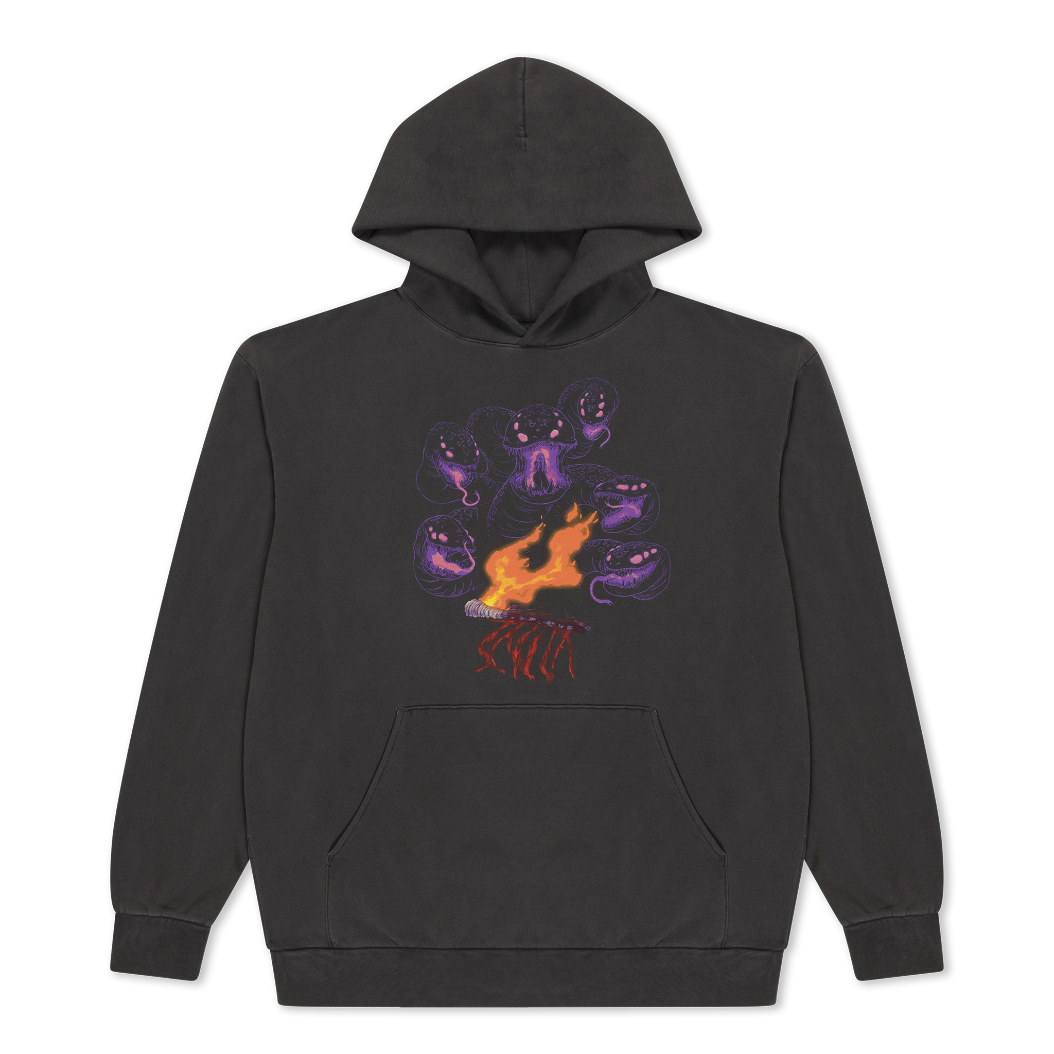 Scylla Hoodie - Faded Black