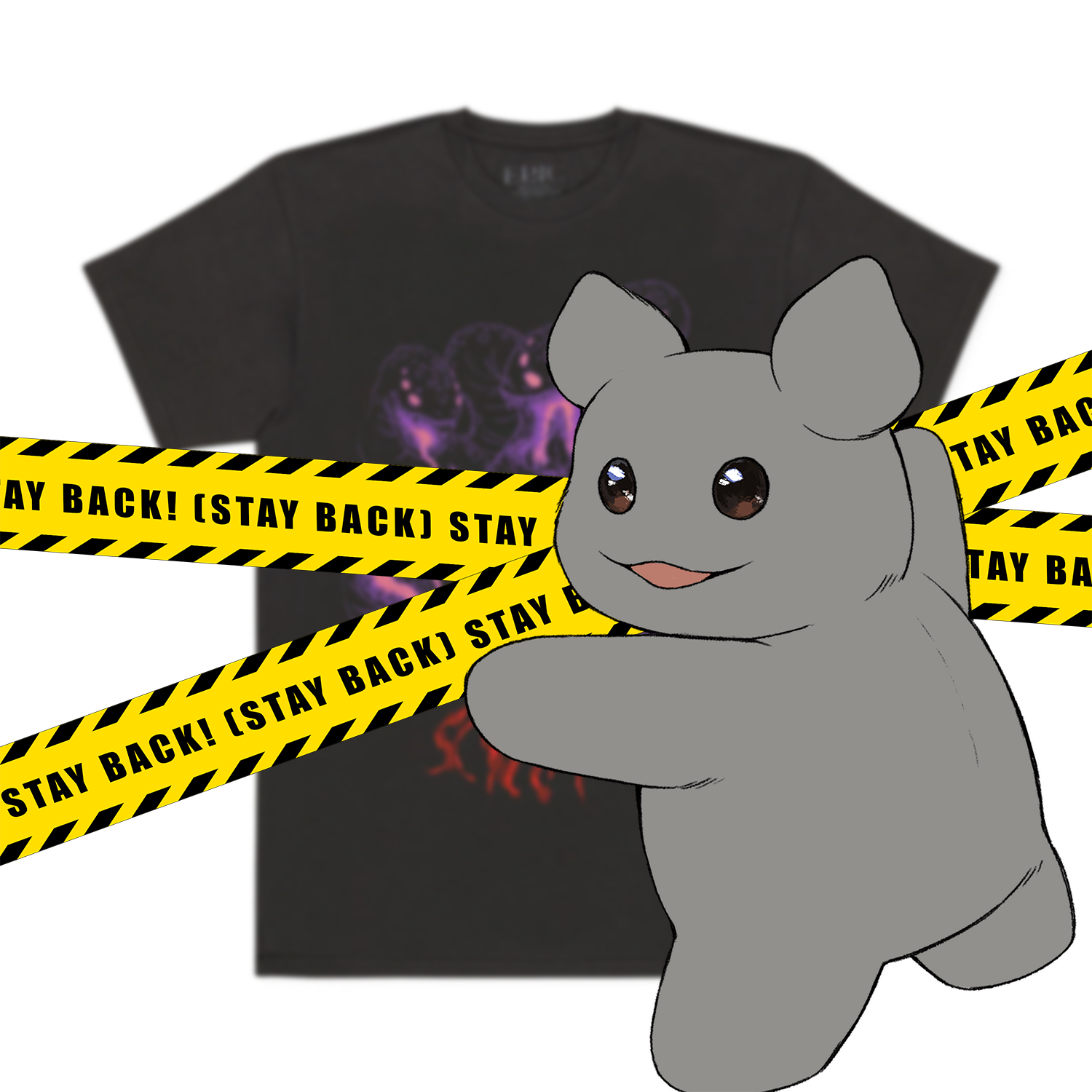 Scylla T-Shirt - Faded Black