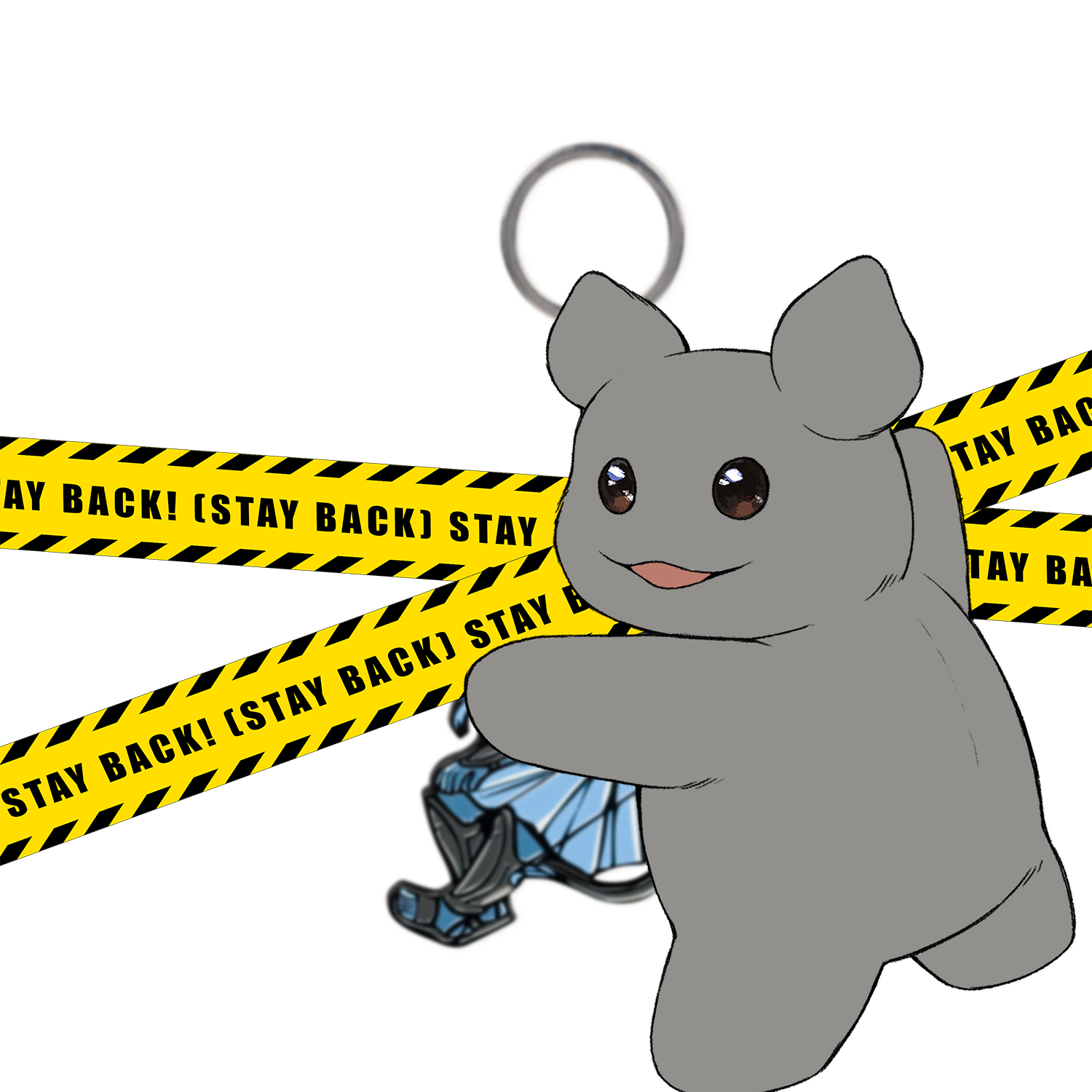 Blue Odysseus Keychain