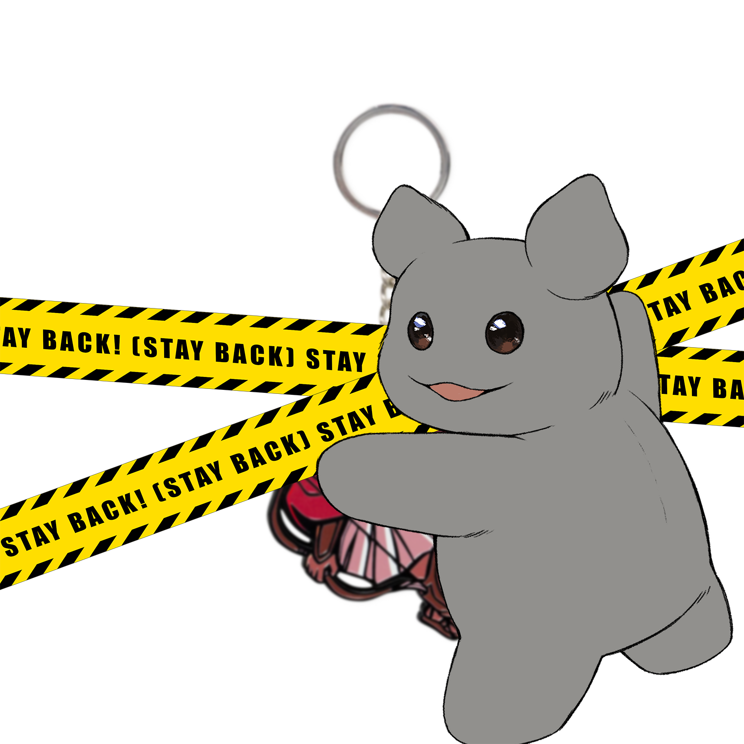 Red Odysseus Keychain