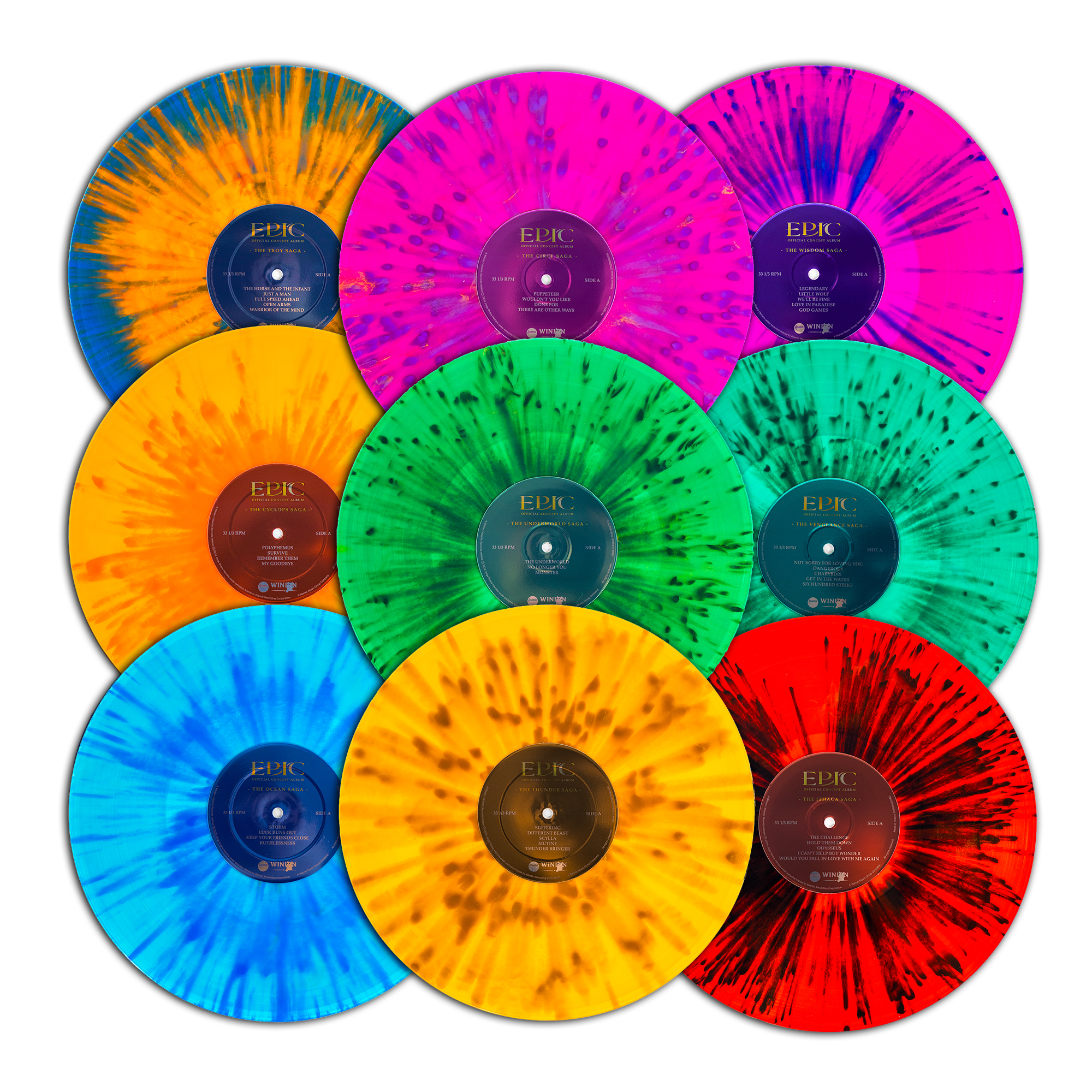 EPIC 9 LP MEGA BOX SET