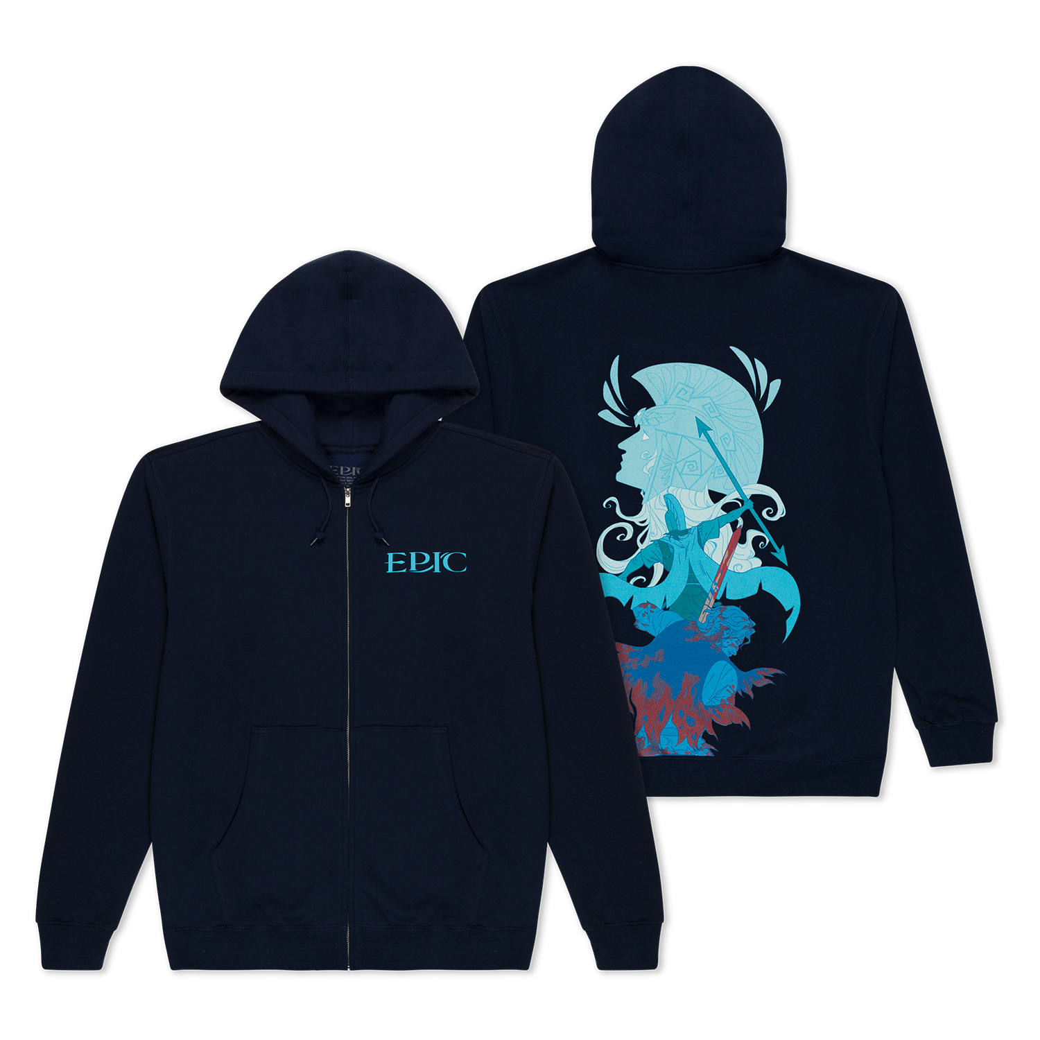 Warrior of the Mind Zip Hoodie