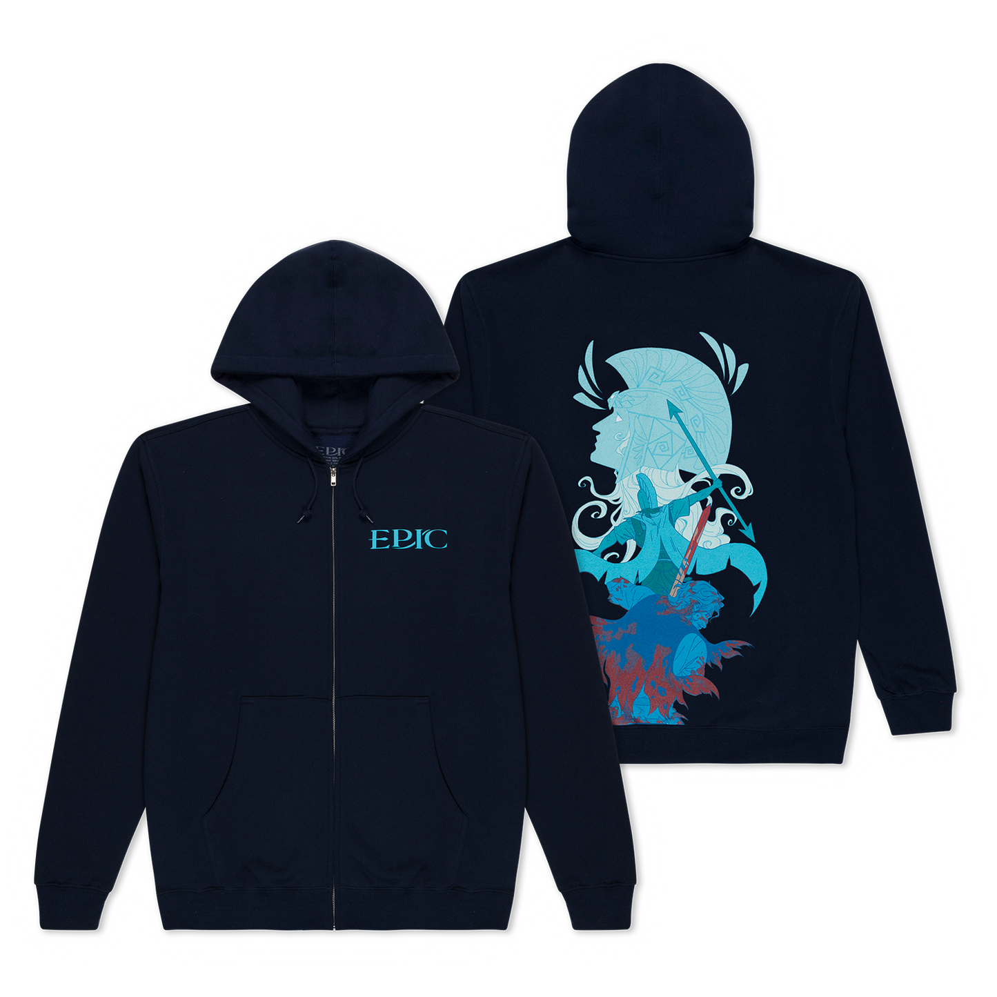 Warrior of the Mind Zip Hoodie